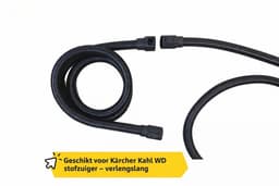 17 Parts – Stofzuigerslang 2,5 m – Geschikt voor Kärcher WD1 WD2 WD3 WD4 WD5 WD6 – Flexibele Zuigslang – Robuust & Eenvoudig te Installeren – Vervangende Slang voor Nat- en Droogzuiger — thumbnail 4
