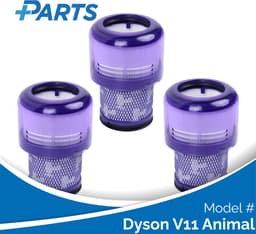 Dyson V11 Animal Filters (3 Stuks, Plus.Parts® alternatief voor 970013-02) — thumbnail 1