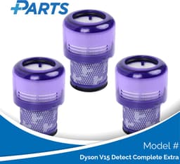 Dyson V15 Detect Complete Extra Filters (3 Stuks, Plus.Parts® alternatief voor 970013-02) — thumbnail 1