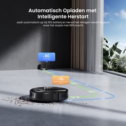 Proscenic QI0 - Robotstofzuiger met dweilfunctie - 8,000 Pa Zuigkracht - 230㎡ - 200 Mins — thumbnail 4