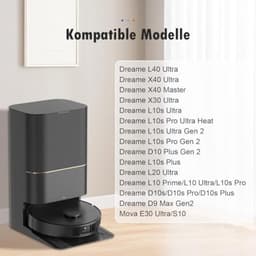 PromoHome 2 stuks hoofdborstel Geschikt voor Dreame X40 Ultra / L10s Ultra / L40 Ultra / L10s Ultra Gen 2 / L10s Pro Ultra Heat / D10 Plus Gen 2 — thumbnail 4