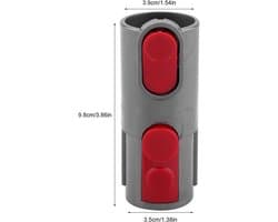 Universele converter stofzuiger, vervangende accessoires voor stofzuigers V8 V7 V10, handige tool voor schoonmaak - Grijs.