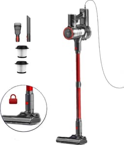 SteeFly® Steelstofzuiger Ysora 6-in-1 - Krachtig & zakloos - Draadloos multifunctioneel design - Lichtgewicht - Kleur: rood — thumbnail 1