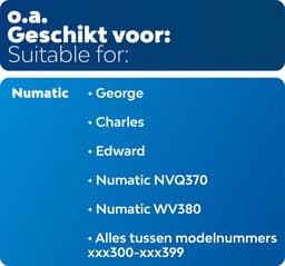 10x Dparts NVM-2BH stofzuigerzakken geschikt voor Numatic - 15 liter HepaFlo stofzak voor George en Charles stofzuiger - nr. 604016 — thumbnail 2