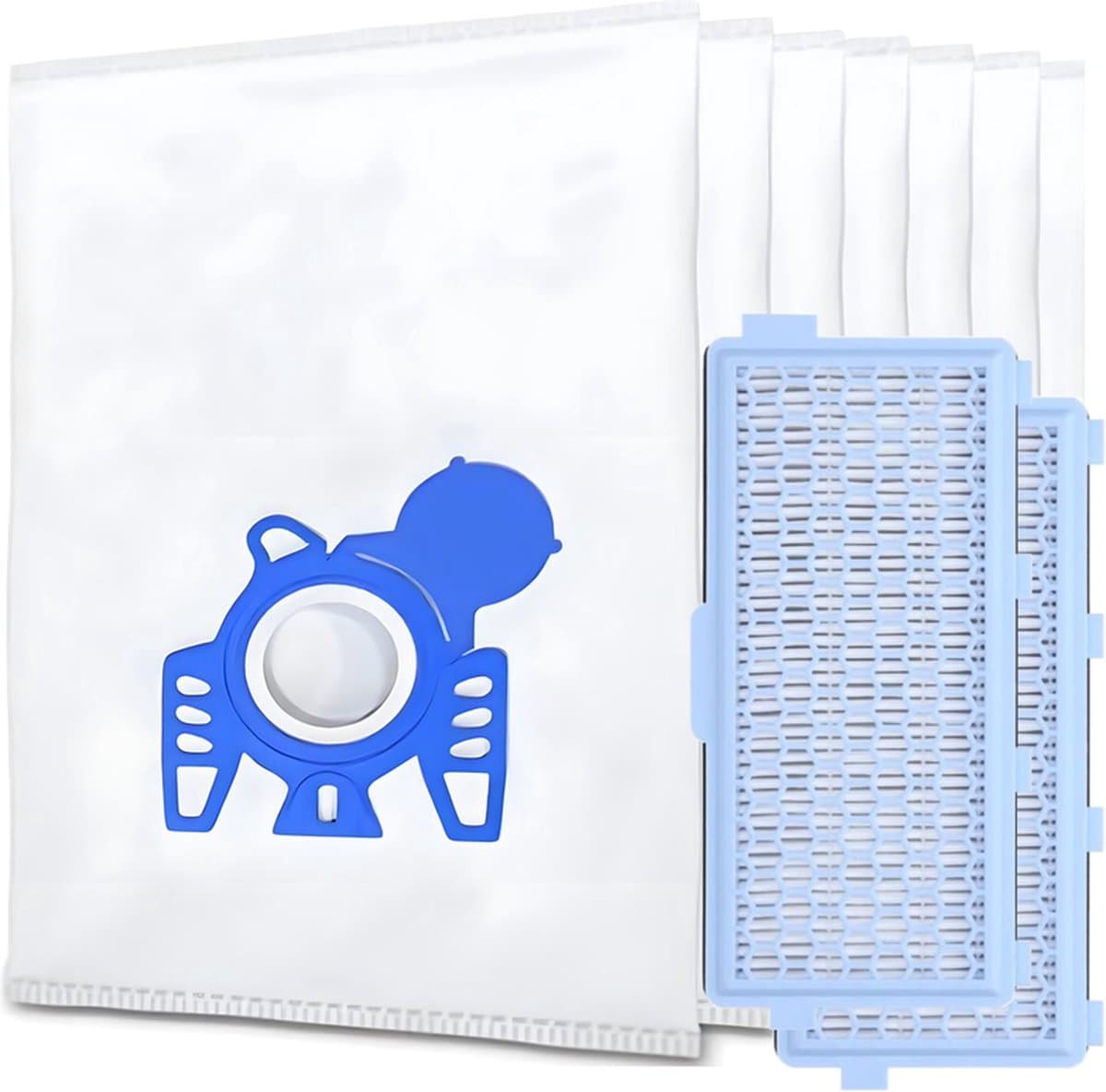 20x stofzuigerzakken & 2x filter geschikt voor Miele Classic C1, Complete C2/C3, S4, S4000, S5, S5000, S6, S6000, S8 en S8000 series (GN) SF AAC50 — afbeelding 1