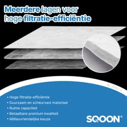 SQOON® Kwaliteit stofzuigerzakken geschikt voor Miele HyClean G/N - Miele 9917730 - o.a. Miele Complete C2, Complete C3, Classic C1, S8, S5, S2 Series — thumbnail 2