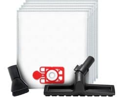 20x Dparts NVM-1CH stofzuigerzakken - 1x parketborstel - 1x plumeau - geschikt voor Numatic - past op elke Henry en Hetty stofzuiger - nr. 604015 Hepa-Flo