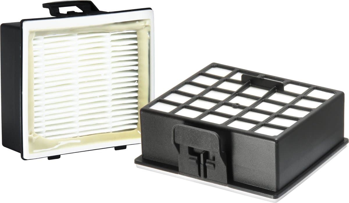 2x Dparts hepa filter geschikt voor Bosch en Siemens - stofzuiger hygiënefilter voor Logo HEPA - GL-30 GL30 - GL-40 GL40 - Z4.0 series - allergiefilter stofzuigerfilter - 00578731 - 578731 - VZ153HFB - BBZ153HF — afbeelding 1