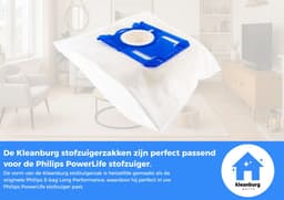 Kleanburg® - Geschikt voor Philips PowerLife - Stofzuigerzakken - 10 stuks — thumbnail 3