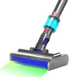 Luxuriq Dweil Opzetstuk - Dweilsysteem - Geschikt voor Dyson Steelstofzuiger V15 - V11 - V10 - V8 - V7 - met Groene laser - Universele Dweil - Stofzuiger en Dweil in 1 — thumbnail 1