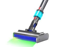 Luxuriq Dweil Opzetstuk - Dweilsysteem - Geschikt voor Dyson Steelstofzuiger V15 - V11 - V10 - V8 - V7 - met Groene laser - Universele Dweil - Stofzuiger en Dweil in 1