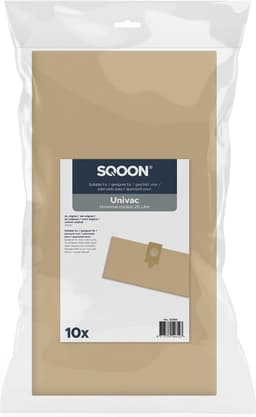 SQOON® Industrie Stofzuigerzakken - 10 Stuks - Groot - Papier — thumbnail 2