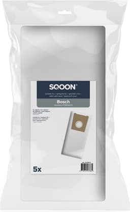 SQOON® Stofzuigerzakken Geschikt voor Bosch Ventaro Schuurmachine - 5 Stuks — thumbnail 2