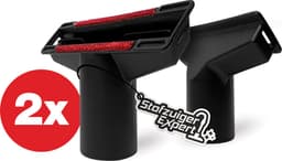 2x Meubelzuigmond geschikt voor Miele stofzuigers - Vervangend Hulpstuk 35mm - Opbergen Onder Accessoires Klep — thumbnail 1