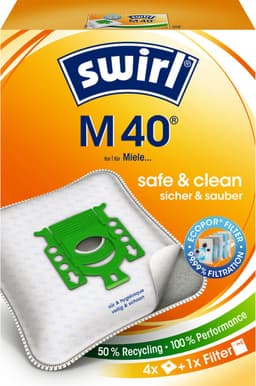 Swirl Stofzuigerzakken M40 - MP Plus - 3 x 4 stuks — thumbnail 1