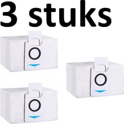 3 x stofzakken geschikt voor de Ecovacs Deebot X1 OMNI / T10 OMNI / X1 TURBO - Vuilafvoerzakken - Grote Capaciteit Stofzuigerzak - Hoogwaardige vervanging - Compatibel met model: Ecovacs: Deebot X1 OMNI T20 OMNI T10 OMNI X1 Turbo - 3 stuks afvalzak — thumbnail 1