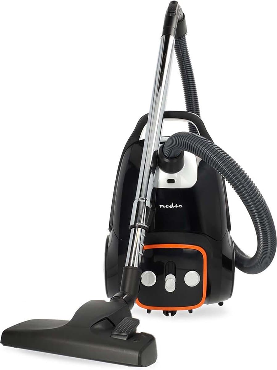 Nedis Stofzuiger met Zak – 3 Liter – HEPA 13 – Snoerlengte 7m - Zwart — afbeelding 1