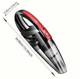Bovista Kruimeldief - Handstofzuiger - Snoerloos - Draadloos - Auto Stofzuiger - Car Vacuum Cleaner - Zwart — thumbnail 4