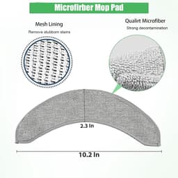 Wasbaar Dweilen Doek Mop Pad Vervanging geschikt voor iRobot Roomba Combo J7+/J7/Roomba j9+ Robot Stofzuiger (4 stuks) — thumbnail 4