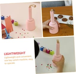 Mini Stofzuiger - Handstofzuiger Toetsenbordreiniger - Bureau Schoonmaken - Lichtgewicht Draagbaar - 17.5 cm - Roze — thumbnail 3
