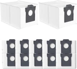 Verpakking van 12 stuks, geschikt voor Dreame X40 Ultra/ X50 Ultra/ X30 Ultra/ L10s Ultra Gen2/ L10s Pro Ultra/ L20 Ultra/ L40 Ultra/ L50 Pro Ultra stofzuigerzakken — thumbnail 4