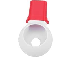 Boor Stofvanger - Stofopvangbak - Schoon Boren - Afneembare Stofbox - 20x14x5 cm - Wit Rood