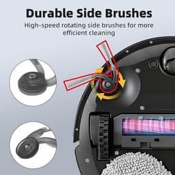 24-delige accessoirekit met vervangingsonderdelen geschikt voor Roborock QV 35A/QV 35S/QR 598/QR 798 robotstofzuigers, inclusief 2 hoofdborstels, 4 dweilpads, 6 zijborstels, 4 HEPA-filters, 6 stofzakken en 1 reinigingsaccessoire. — thumbnail 4
