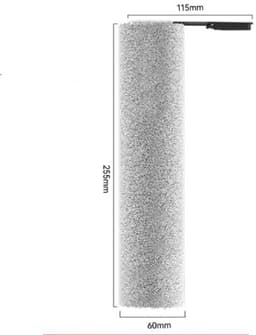 Zesdelige vervangende borstelrol- en filterset voor voor Tineco Floor One Stretch S6/S7 Stretch Ultra/Switch S6/i6 Stretch stofzuigers: 2 borstelrollen, 3 HEPA-filters en 1 reinigingsborstel. — thumbnail 2