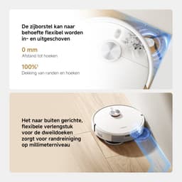 Xiaomi Robot Vacuum S40 Pro – Slimme Robotstofzuiger met dweilfunctie - 15.000 Pa zuigkracht - LDS-lidar navigatie - Anti-klit borstel - Appbediening — thumbnail 4