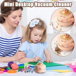 Bureau Stofzuiger - Kruimelzuiger Mini - Toetsenbord Schoonmaken - Met Blaasfunctie - 8 x 8.5 cm - Capybara Design — thumbnail 2