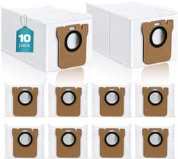 10 stuks stofzuigerzakken - Voor Dreame S10/S10 Plus , X20 /X20 pro , X10+ /X10 Pro , L10s Ultra , L10 Ultra , L20 Ultra , L20 Pro - Vervanging van de filterzak van de stofzuiger — thumbnail 1