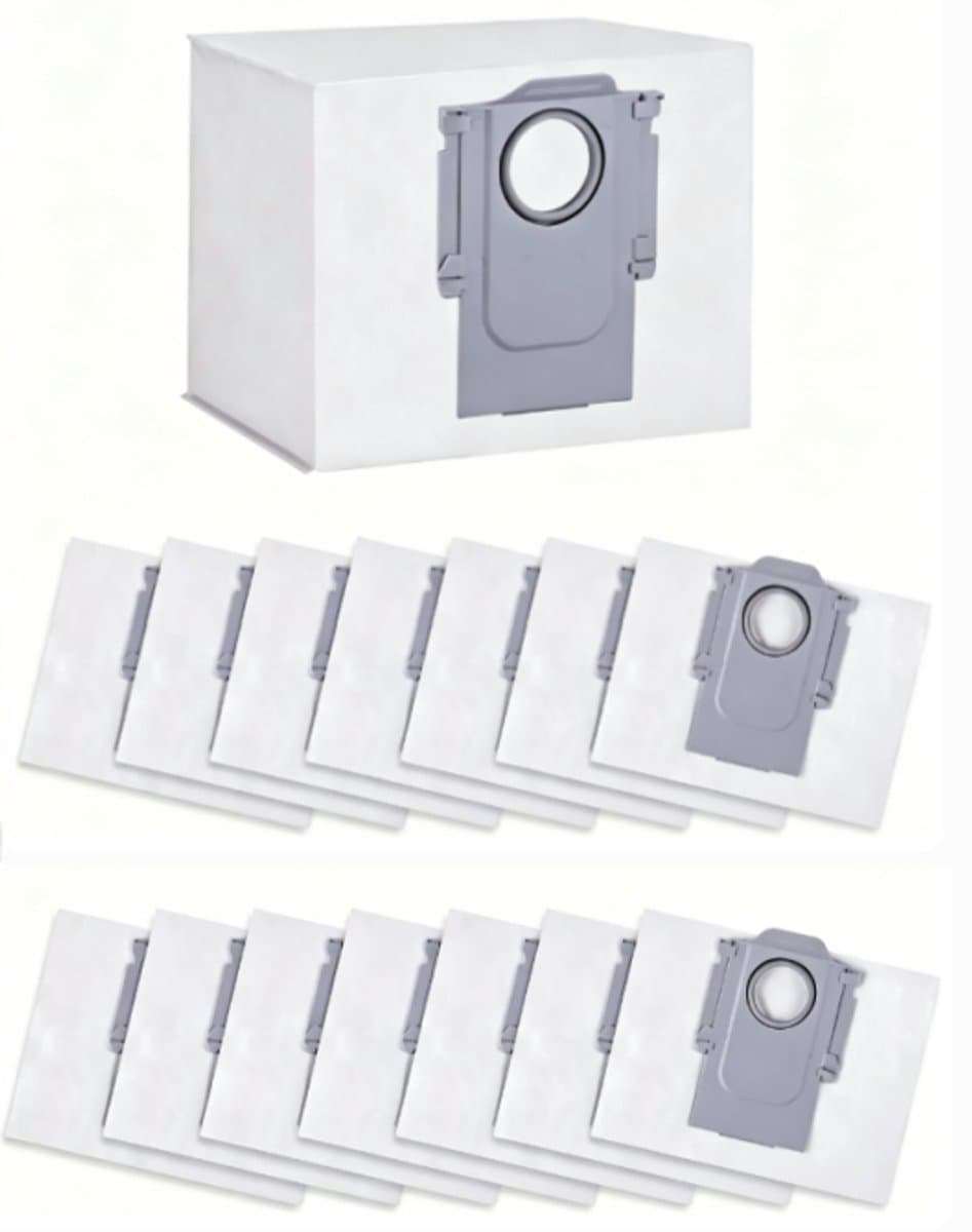 15 Stuks Stofzakken voor Roborock S8+/S8 Pro Ultra/S7 MaxV Ultra/Q7 M5+/L5+/Max+/Q8 Max+/Q5 Pro+/Q5 Max+/Q10 S5+/X5+ Stofzuiger, Reservezak, Accessoires, Stofzuigerzakken, Reserveonderdelen — afbeelding 1