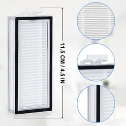 Dailygoods- HEPA-filter voor Roborock Q7 Max/Q7 Max+/Q7/Q7+/Q8 Max/Q8 Max+/Q5 Pro/Q5 Pro+ - stofzuigerfilter - reserveonderdeel - universeel - schone lucht - eenvoudig te vervangen — thumbnail 3
