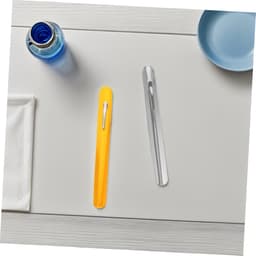 Kruimelveger Metalen Set - Broodkruimelreiniger Tafelreiniger - Snel Tafels Schoonmaken - Met Zakclip - 15 cm - Diverse Kleuren — thumbnail 3
