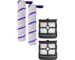 Replacements Borstel- en HEPA Filterset (2+2 stuks) Geschikt voor Rowenta X-Clean 10 (ZR336A01) – Hoge Kwaliteit & Perfecte Pasvorm