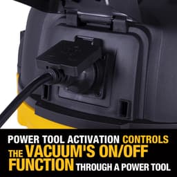 DeWALT Nat/droog Stofzuiger stil - 20L - met auto start — thumbnail 2
