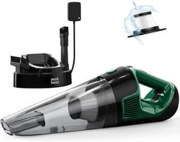 Draagbare Kruimeldief - Handstofzuiger Auto - Snelle Schoonmaak - 120W Krachtige Motor - 800ml Reservoir - Donkergroen — thumbnail 1