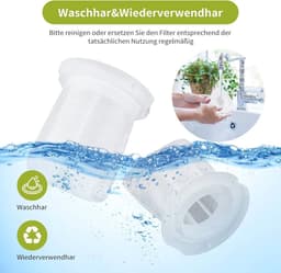 filterpatronen geschikt voor Vorwerk Kobold VC100 draadloze stofzuiger, stoffilter, vervangingsfilter geschikt voor handstofzuiger. — thumbnail 2