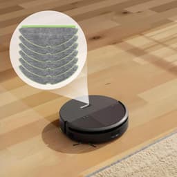 6 stuks Dweilpad vervanging voor iRobot Roomba 205 DustCompactor Combo robotstofzuiger - langdurig gebruik - wasbaar - reserveonderdelen - 30.5*12 cm — thumbnail 3