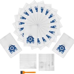 25 - stuks - Geschikt voor vervangende zakken voor Miele HyClean 3D Efficiency GN Classic C1 Complete C2 C3 Series S2000 S5000 S8000 stofzuigers-blauw — thumbnail 1