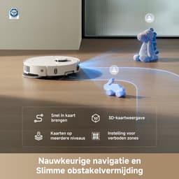 Dreame L10s Ultra Gen 3 Set – Robotstofzuiger met Dweil - 25.000 Pa Zuigkracht - Automatische Leeg- & Zelfreinigende Dweilfunctie - Custom Clean™ Technologie - Slimme zijborstels — thumbnail 5