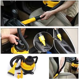 Autostofzuiger - Handstofzuiger - Auto Reinigen - 2300 PA Zuigkracht - 12 Volt - Geel — thumbnail 3