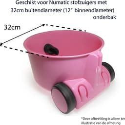 Dparts 12" filter geschikt voor Numatic - voor alle 9 liter Henry en Hetty stofzuigers - Next - Plus - Charles - George - PPR240 - Primair TriTex stofzuigerfilter - motorfilter - 604165 — thumbnail 2
