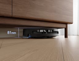 ECOVACS - DEEBOT T50 Pro OMNI BLACK GEN 3 - TruEdge 2.0 Adaptive Edge Cleaning - 25000Pa Powerful Suction - ZeroTangle 3.0 Anti-tangle Technology - Auto-lift Mopping en tapijt schoonmaak strategie - AI Instant Re-mop - TrueMapping 2.0 — thumbnail 5