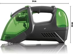 Nexvo® Tapijtreiniger Stofzuiger – Professionele Stoomreiniger – Draagbare Vlekkenreiniger - Groen - 40cm x 25cm x 17cm — thumbnail 4