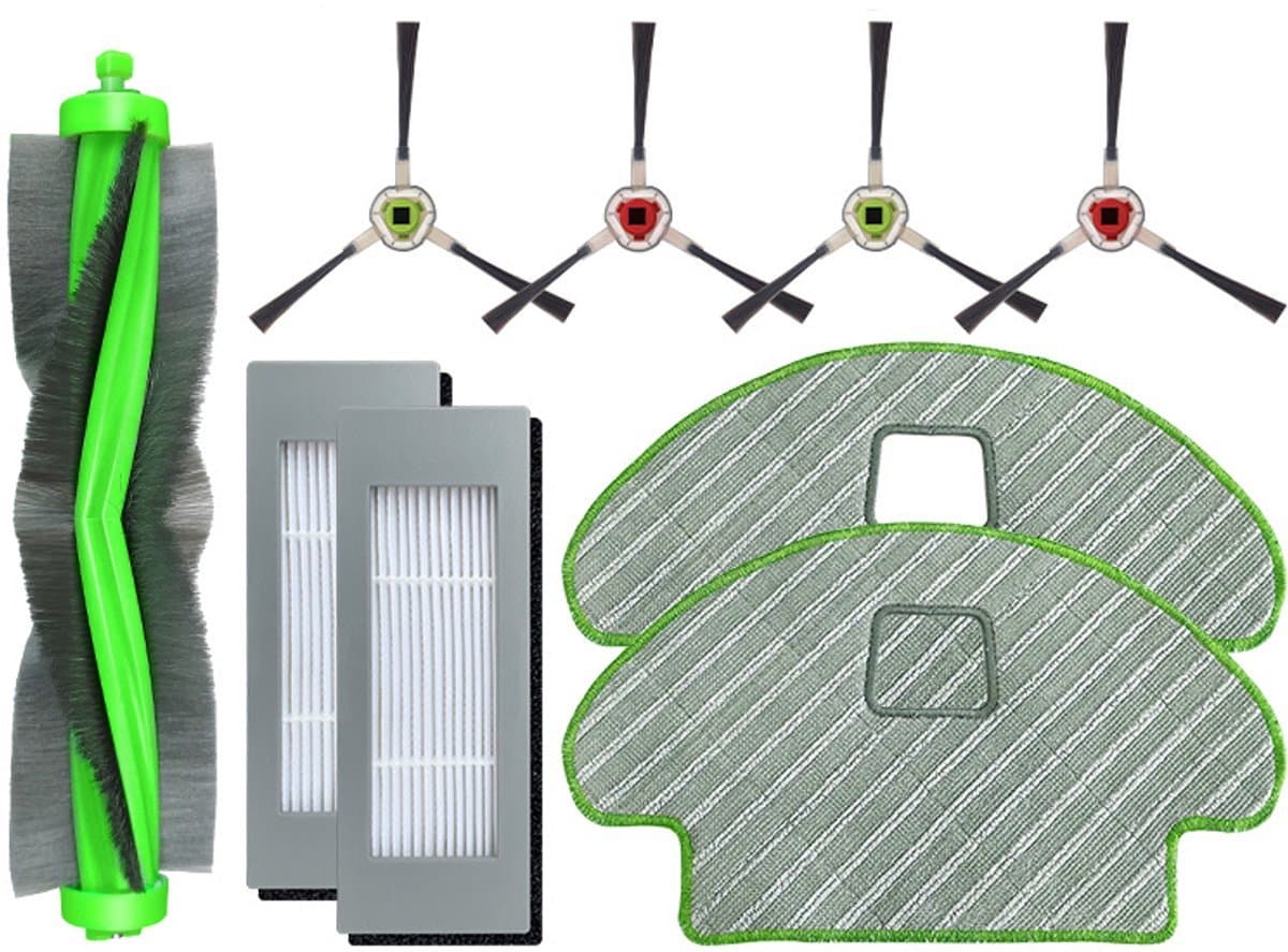 Onderhoudsset Geschikt voor iRobot Roomba Combo 113 - 9 Stuks - Alternatief voor 4719025 - Inclusief HEPA Filters, Zijborstels, Dweilpads & Hoofdborstel — afbeelding 1