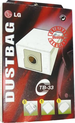 LG Stofzuigerzakken TB-33 - TURBO 2700 - 2900 - V3300 - V3310 - V3314 - 5 stuks — thumbnail 1