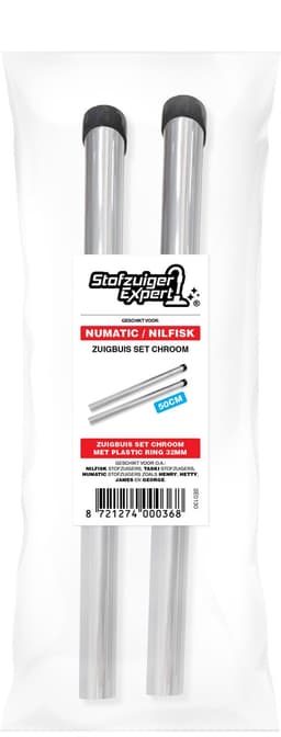 Zuigbuis Set geschikt voor Numatic Henry, Hetty, James, George, Nilfisk en Taski - Vervangende 32mm Buizenset - 50cm Stofzuigerbuis — thumbnail 2