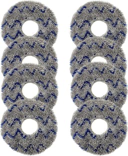 Set van 8 dweilpads geschikt voor Ecovacs Deebot X1, X1 Omni en X1 Turbo stofzuigers — thumbnail 1