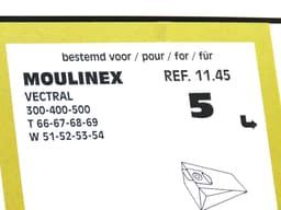 5 stuks stofzuigerzakken geschikt voor Moulinex Vectral stofzuiger uit series 300-400-500 — thumbnail 4